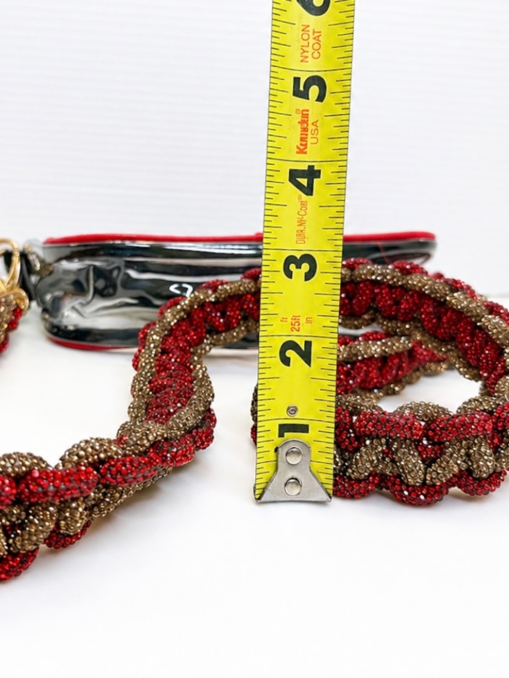 NWT SF 49ers Clear Stadium Bag w/ Rhinestone Strap Crossbody - Picture 5 of 9